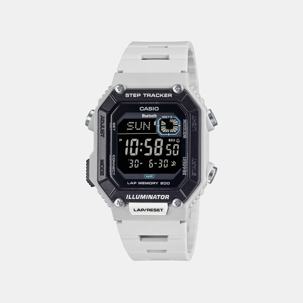 Youth Unisex Quartz Grey Dial Digital Resin Watch D354