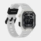 Youth Men Quartz Grey Dial Digital Resin Watch D354