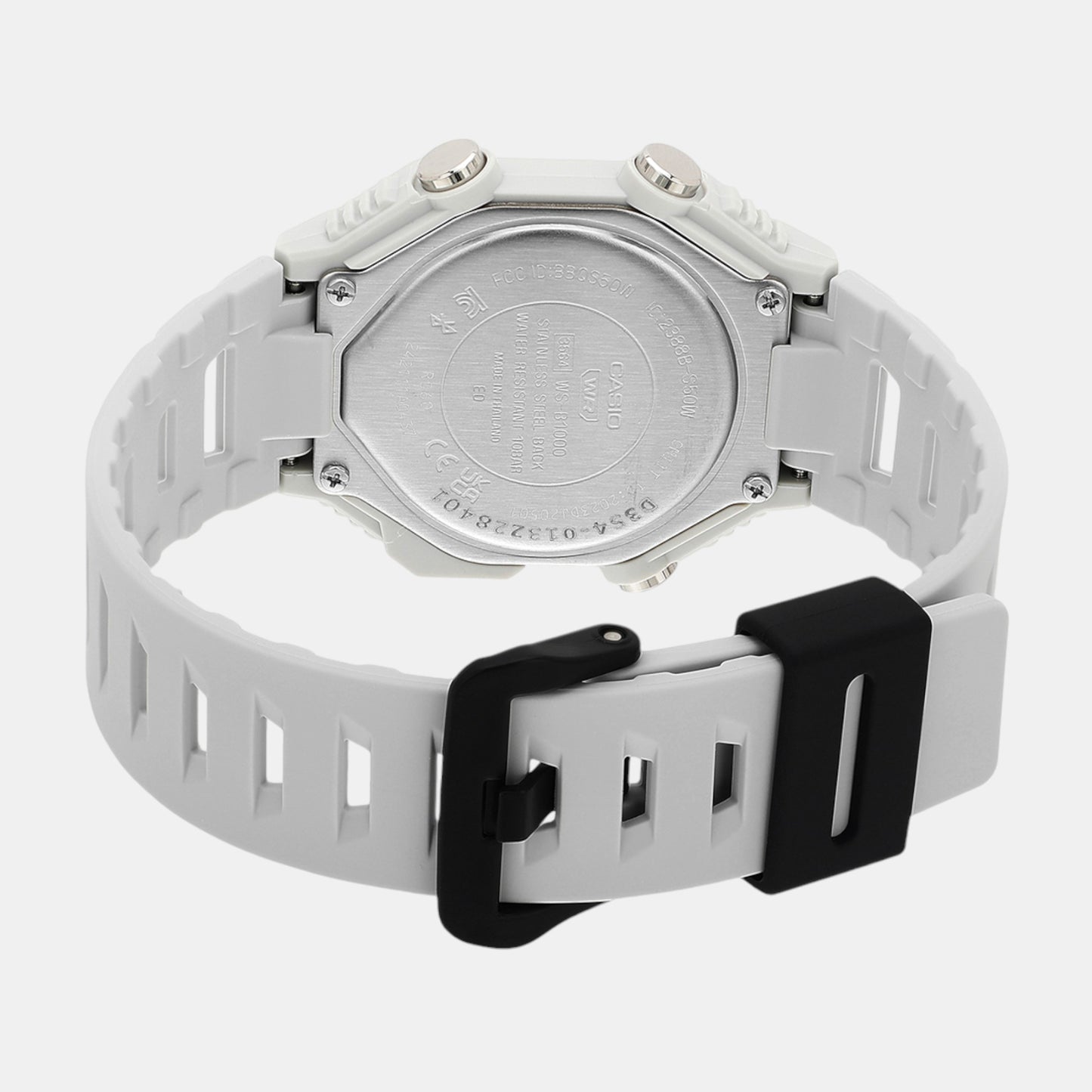 Youth Men Quartz Grey Dial Digital Resin Watch D354