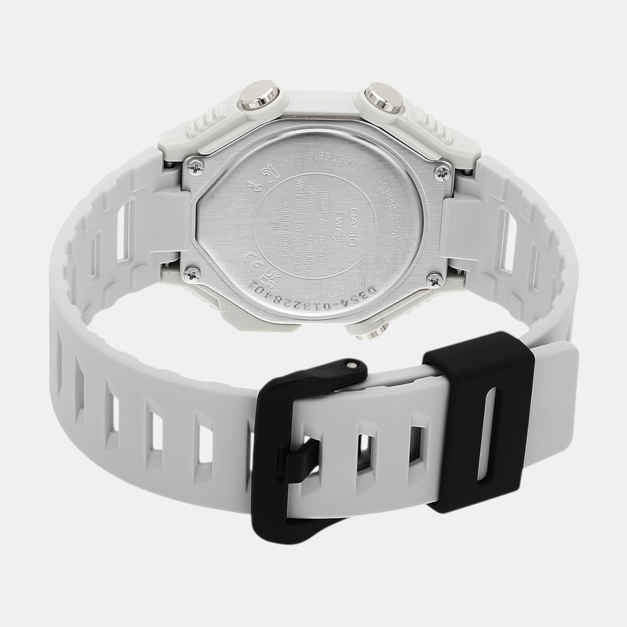 Youth Men Quartz Grey Dial Digital Resin Watch D354