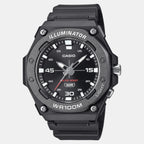Youth Men Quartz Black Dial Analog Resin Watch D355