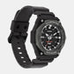 Youth Men Quartz Black Dial Analog Resin Watch D355