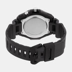 Youth Men Quartz Blue Dial Analog Resin Watch D356