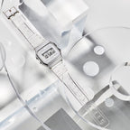Unisex Quartz Clear Dial Digital Resin Watch D359