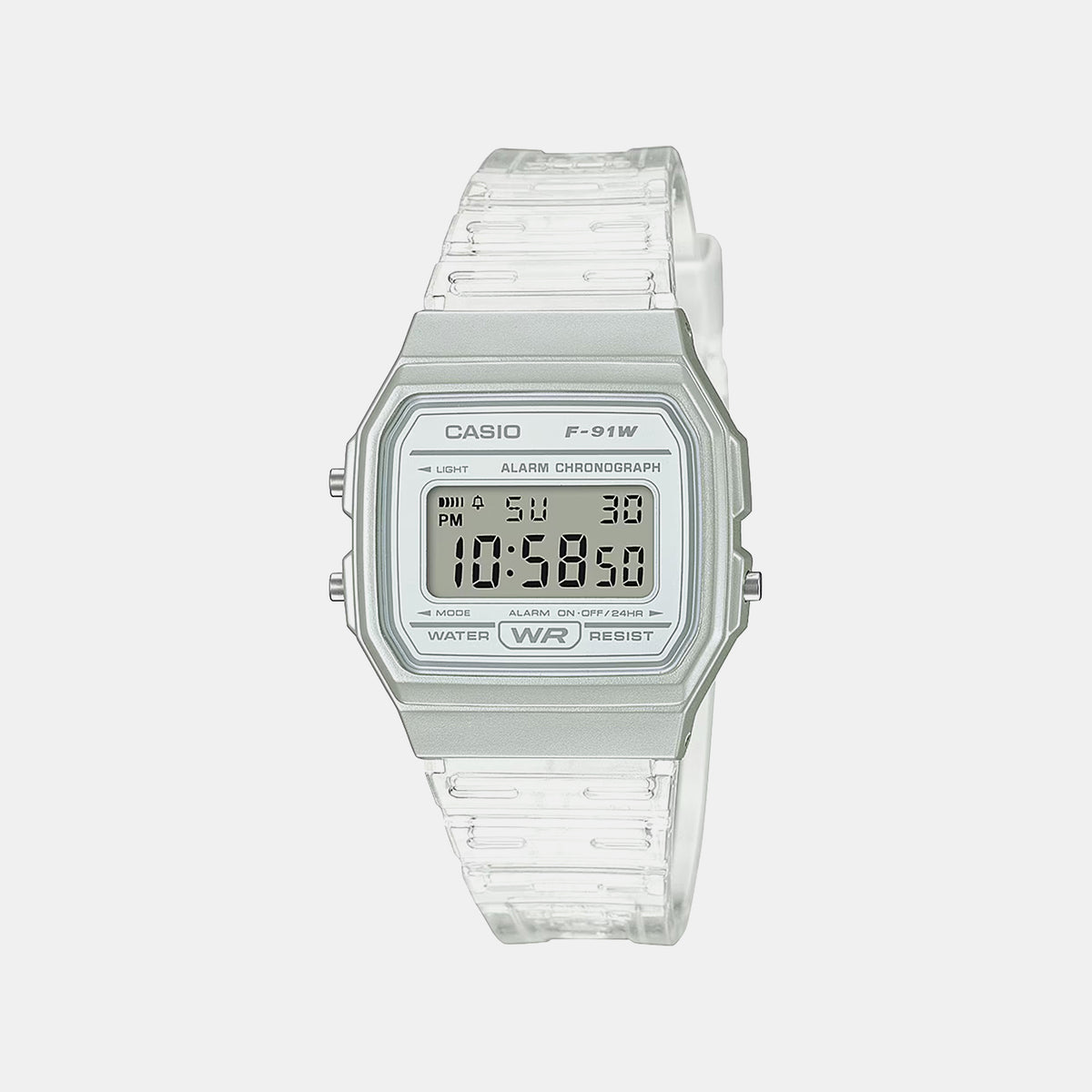 Youth Unisex Quartz Transparent Dial Digital Resin Watch D359