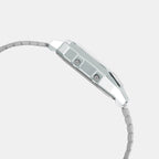 Vintage Unisex Quartz Green Dial Analog-Digital Stainless Steel Watch D362