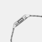 Vintage Unisex Quartz Silver Dial Digital Stainless Steel Watch D364