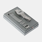 Vintage Unisex Quartz Silver Dial Digital Stainless Steel Watch D364