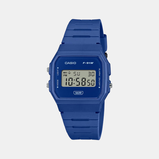 Youth Unisex Quartz Blue Dial Digital Resin Watch D371