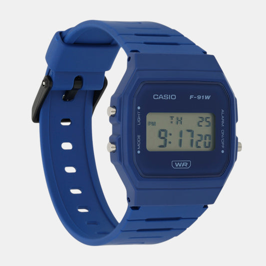 Youth Unisex Quartz Blue Dial Digital Resin Watch D371