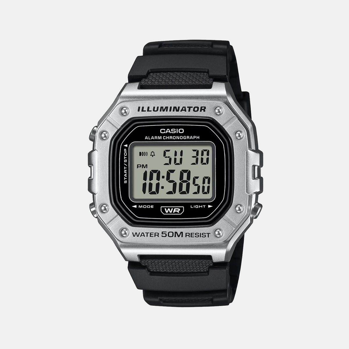 Youth Unisex Quartz Black Dial Digital Resin Watch D374