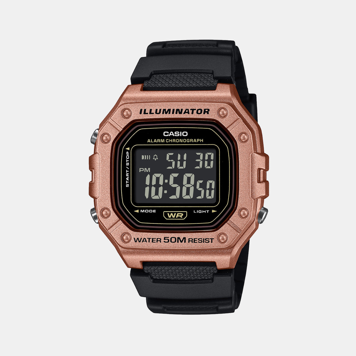 Youth Unisex Quartz Black Dial Digital Resin Watch D375