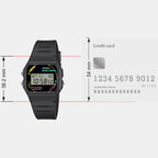 Youth Unisex Quartz Black Dial Digital Resin Watch D384
