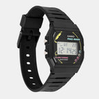 Youth Unisex Quartz Black Dial Digital Resin Watch D384