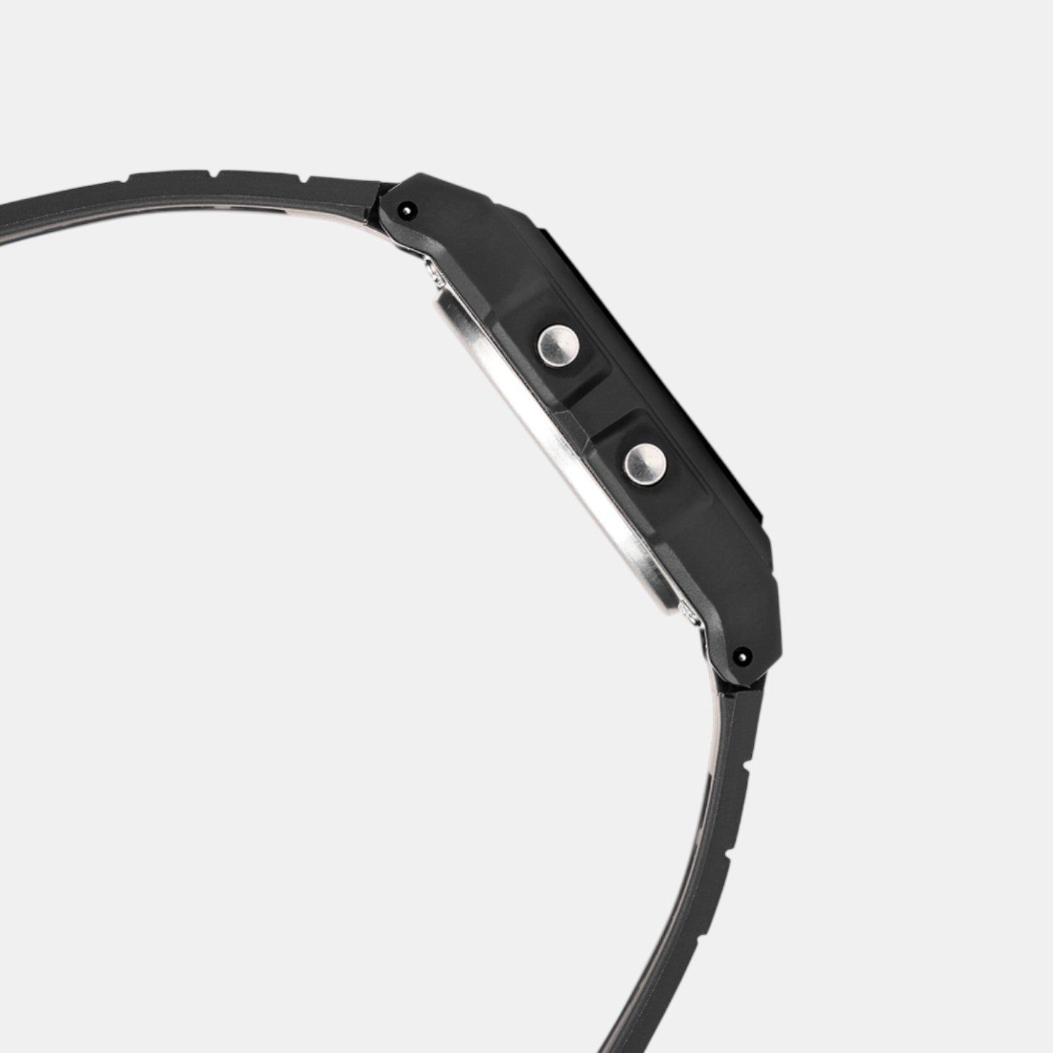 Youth Unisex Quartz Black Dial Digital Resin Watch D384