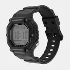 Youth Men Quartz Black Dial Digital Resin Watch D386