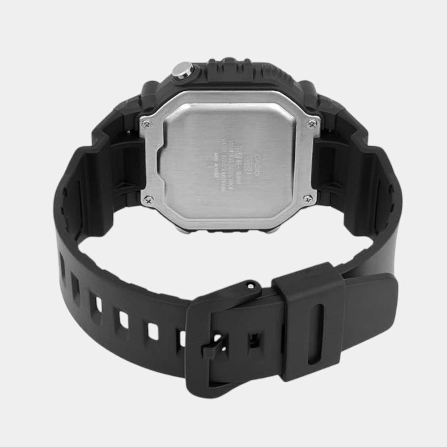 Youth Men Quartz Black Dial Digital Resin Watch D386
