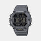 Youth Men Quartz Grey Dial Digital Resin Watch D387