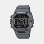 Youth Men Quartz Grey Dial Digital Resin Watch D387