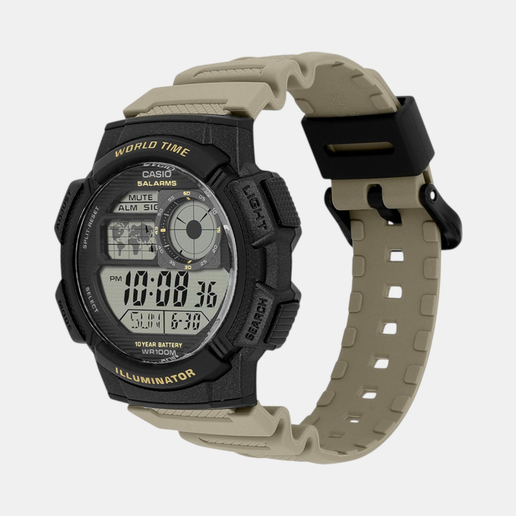Youth Unisex Quartz Black Dial Digital Resin Watch D392