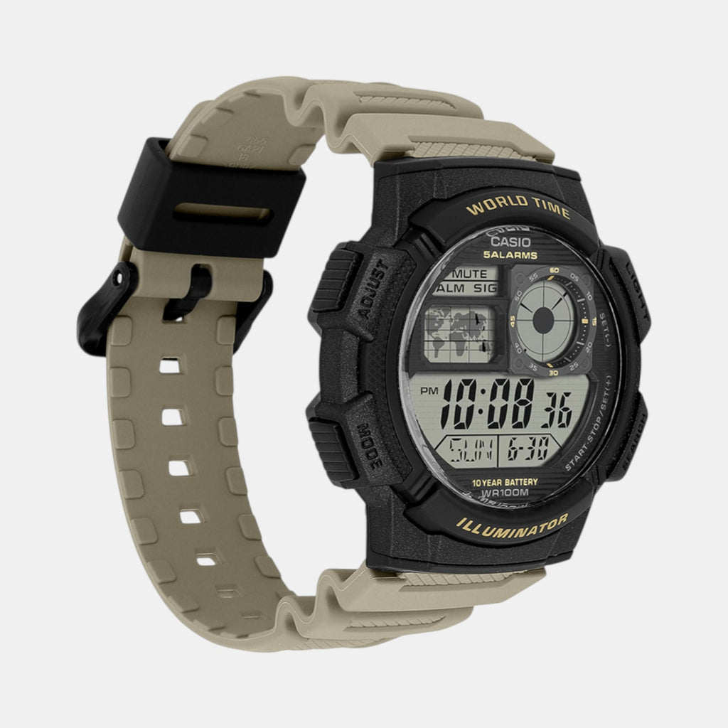 Youth Unisex Quartz Black Dial Digital Resin Watch D392