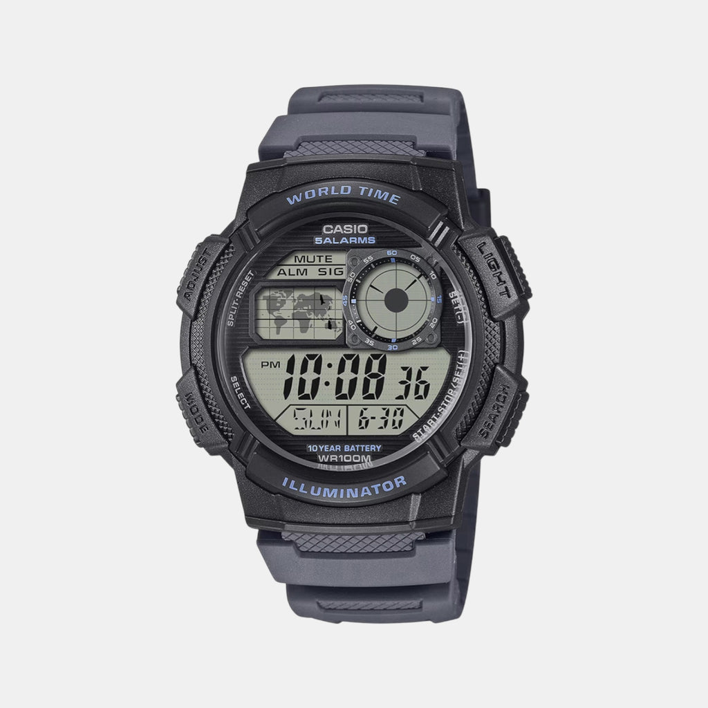 Youth Unisex Quartz Black Dial Digital Resin Watch D393