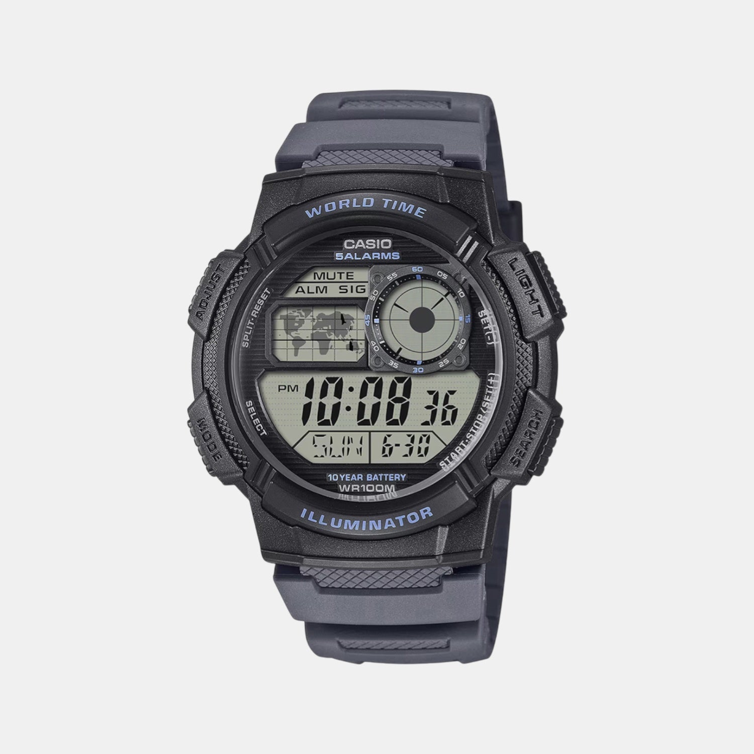 Youth Unisex Quartz Black Dial Digital Resin Watch D393