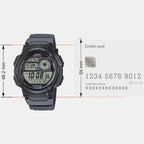 Youth Unisex Quartz Black Dial Digital Resin Watch D393
