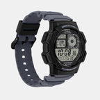 Youth Unisex Quartz Black Dial Digital Resin Watch D393