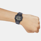 Youth Unisex Quartz Black Dial Digital Resin Watch D393