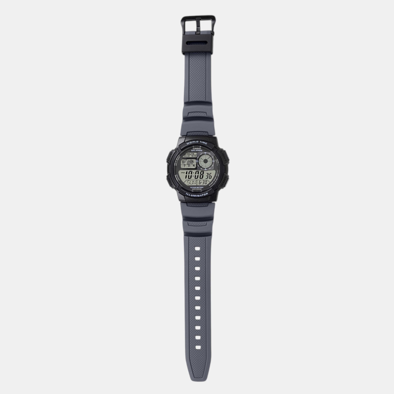 Youth Unisex Quartz Black Dial Digital Resin Watch D393