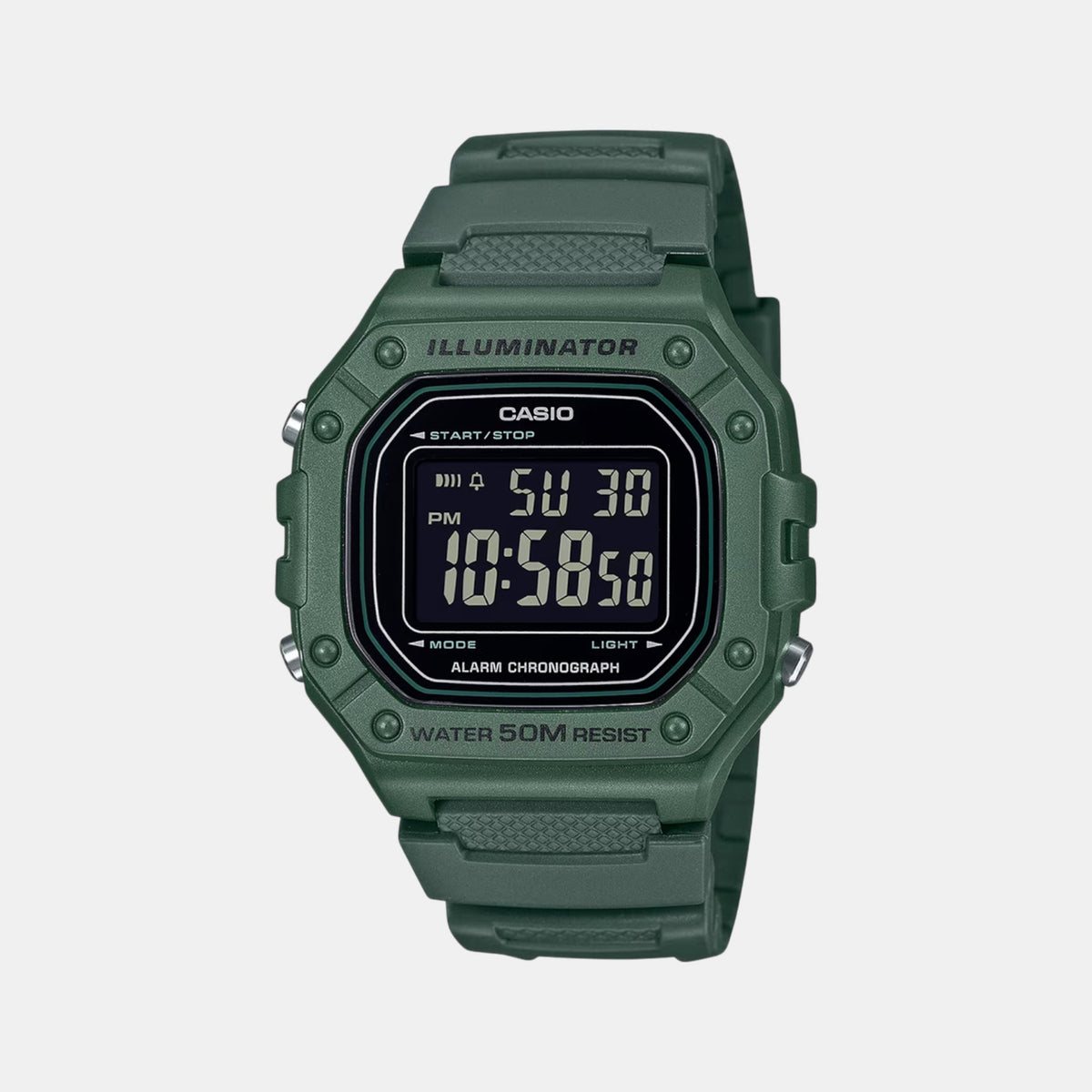 Youth Unisex Quartz Black Dial Digital Resin Watch D394