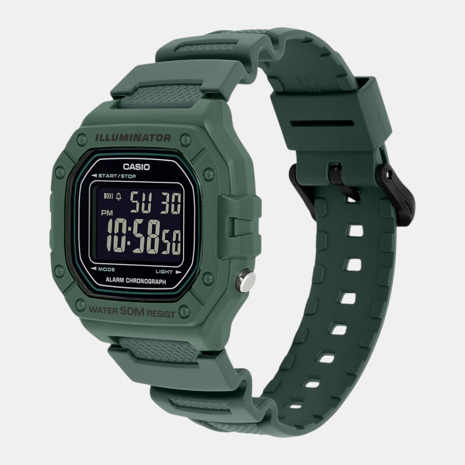 Youth Unisex Quartz Black Dial Digital Resin Watch D394