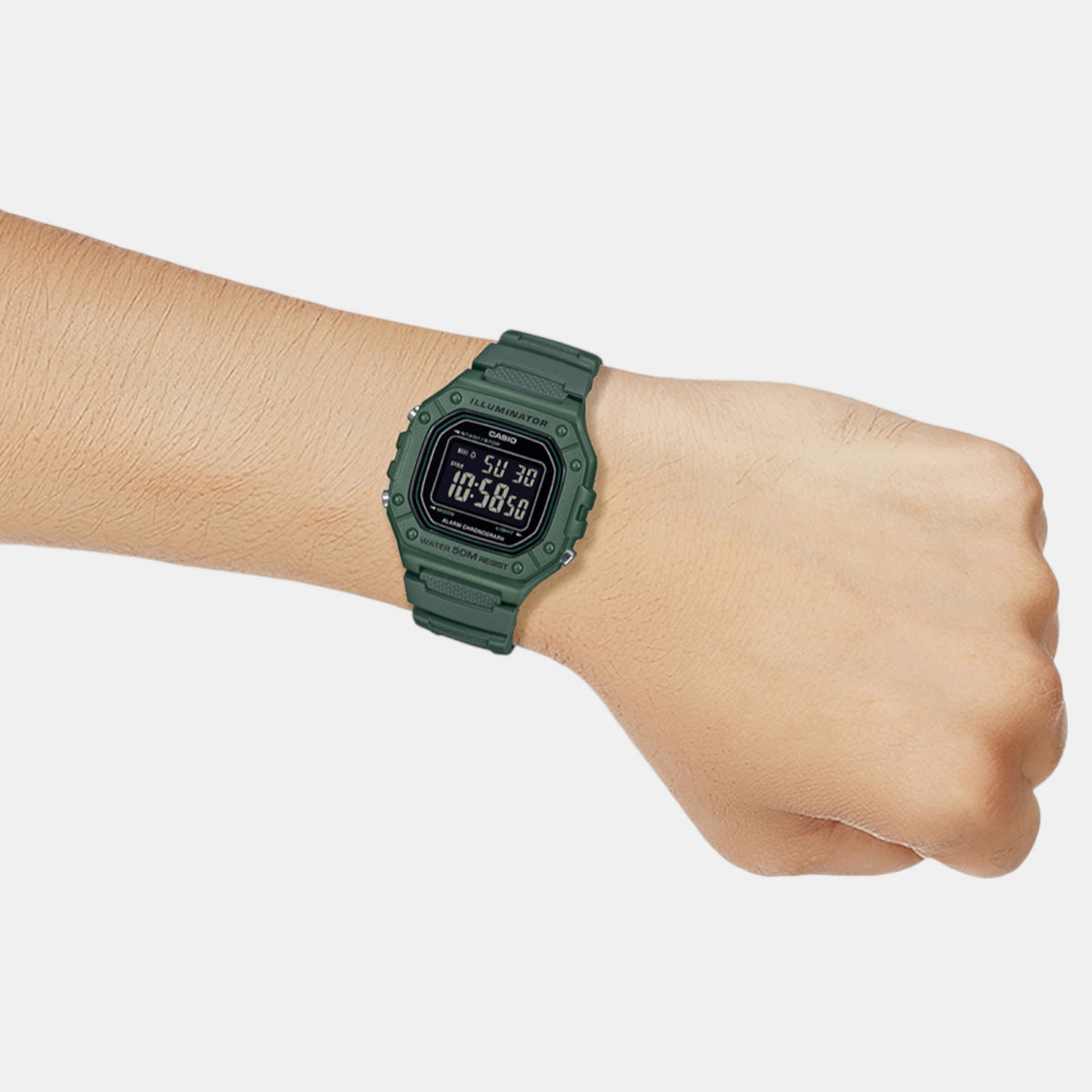 Youth Unisex Quartz Black Dial Digital Resin Watch D394