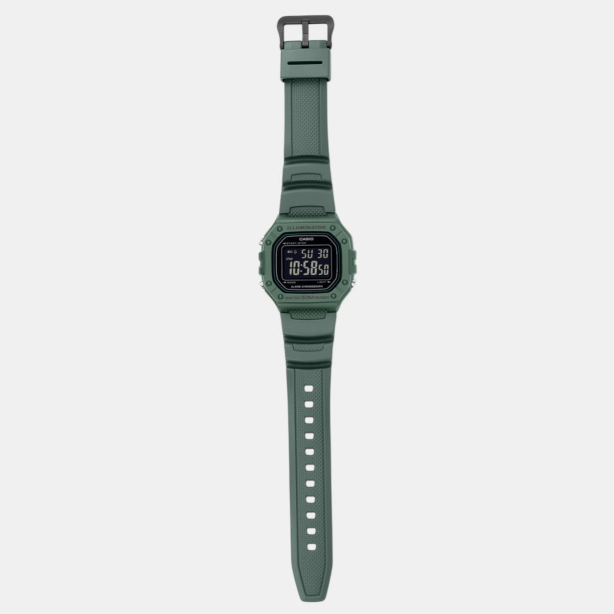 Youth Unisex Quartz Black Dial Digital Resin Watch D394