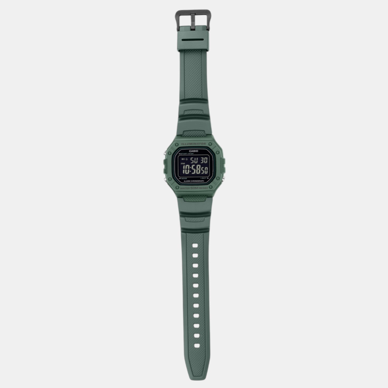 Youth Unisex Quartz Black Dial Digital Resin Watch D394