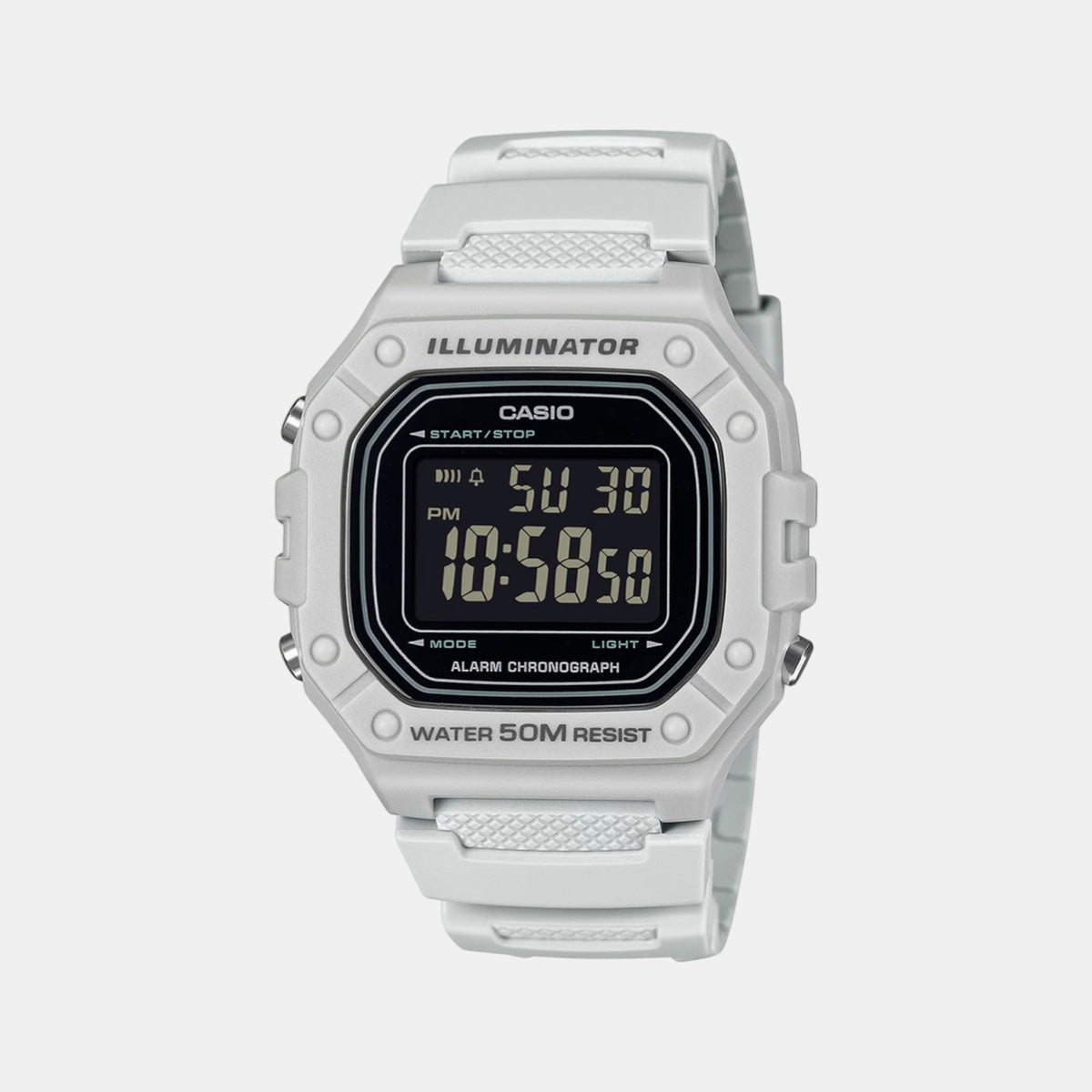 Youth Unisex Quartz Black Dial Digital Resin Watch D395