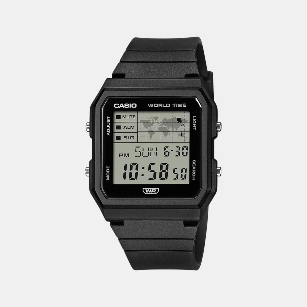 Youth Unisex Quartz Black Dial Digital Resin Watch D396