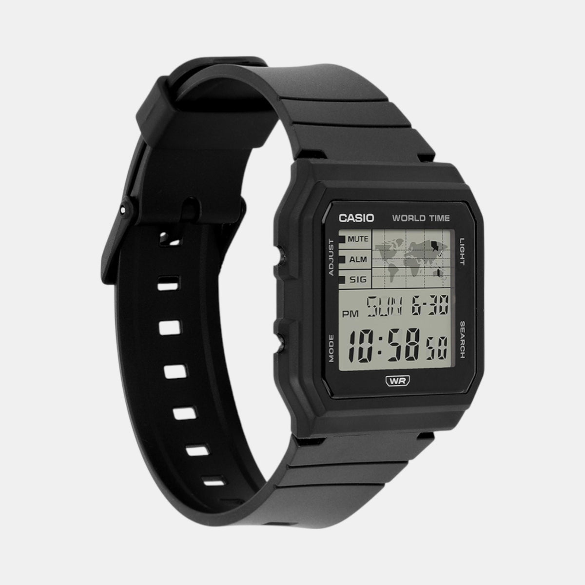 Youth Unisex Quartz Black Dial Digital Resin Watch D396