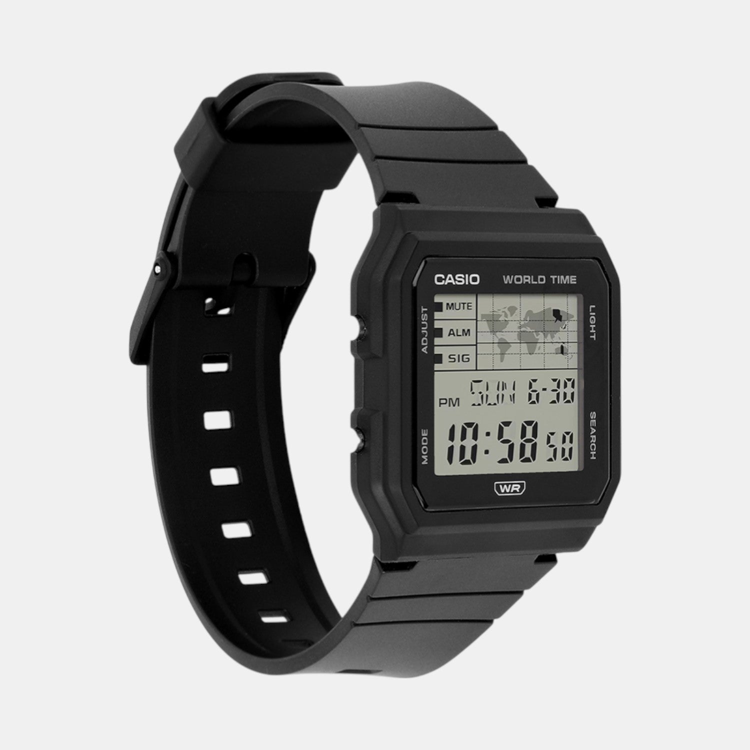 Youth Unisex Quartz Black Dial Digital Resin Watch D396