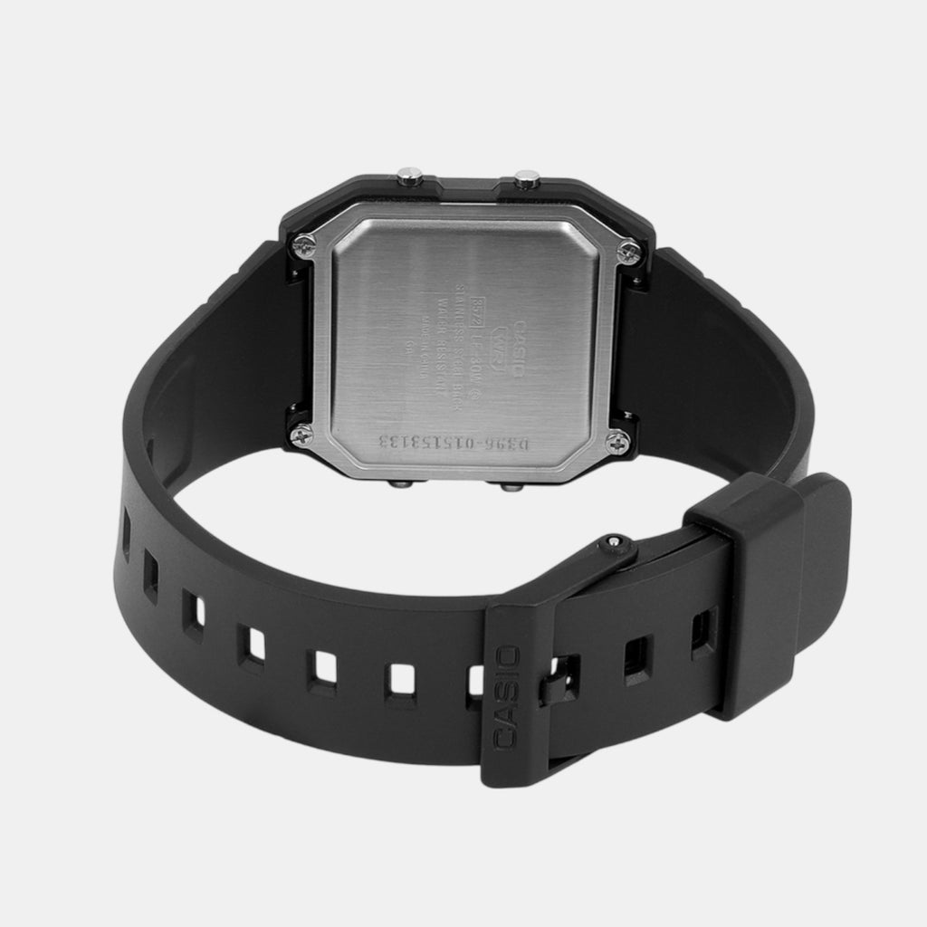 Youth Unisex Quartz Black Dial Digital Resin Watch D396