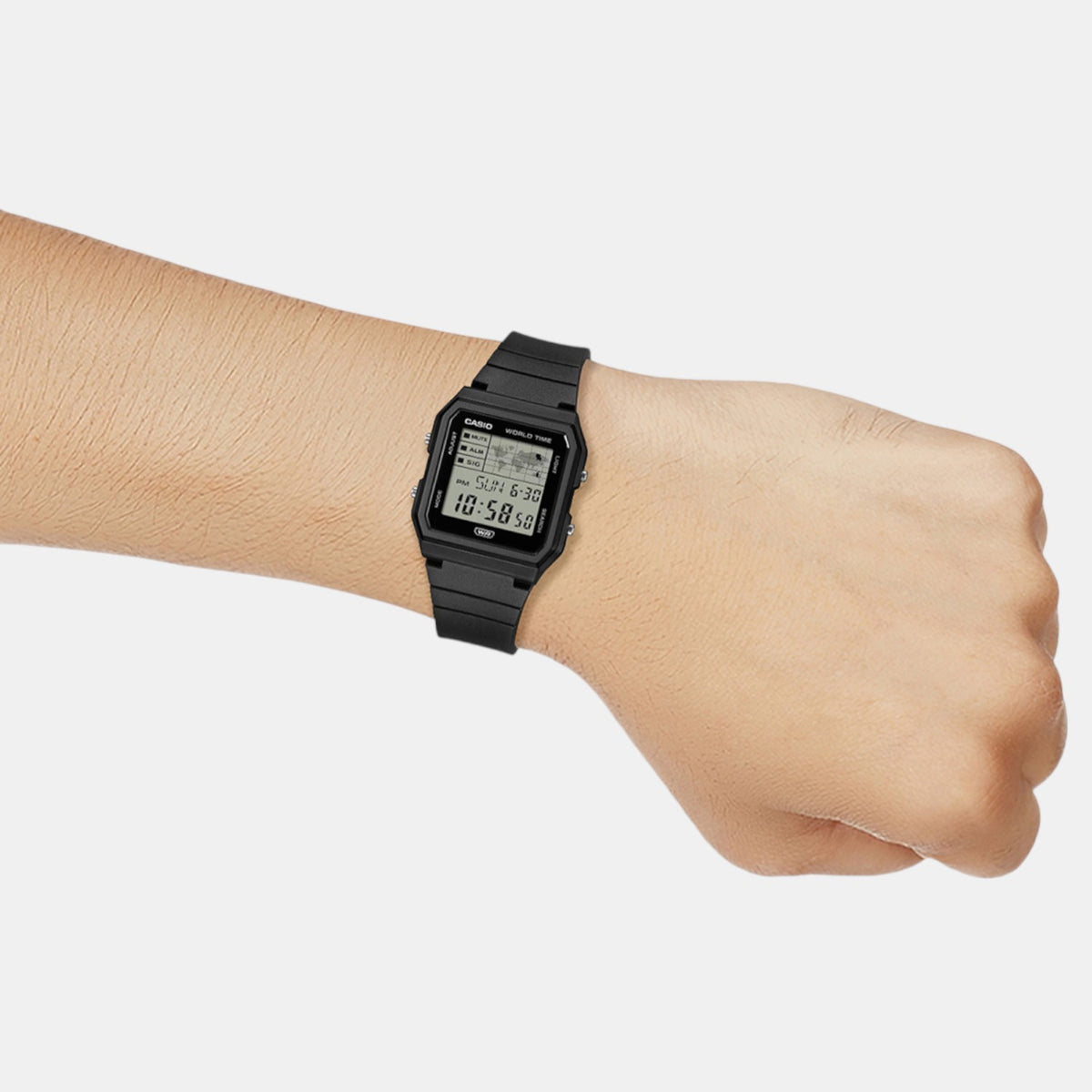Youth Unisex Quartz Black Dial Digital Resin Watch D396