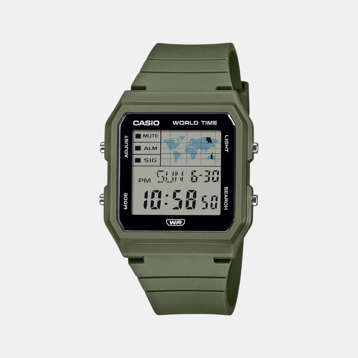 Youth Unisex Quartz Black Dial Digital Resin Watch D398