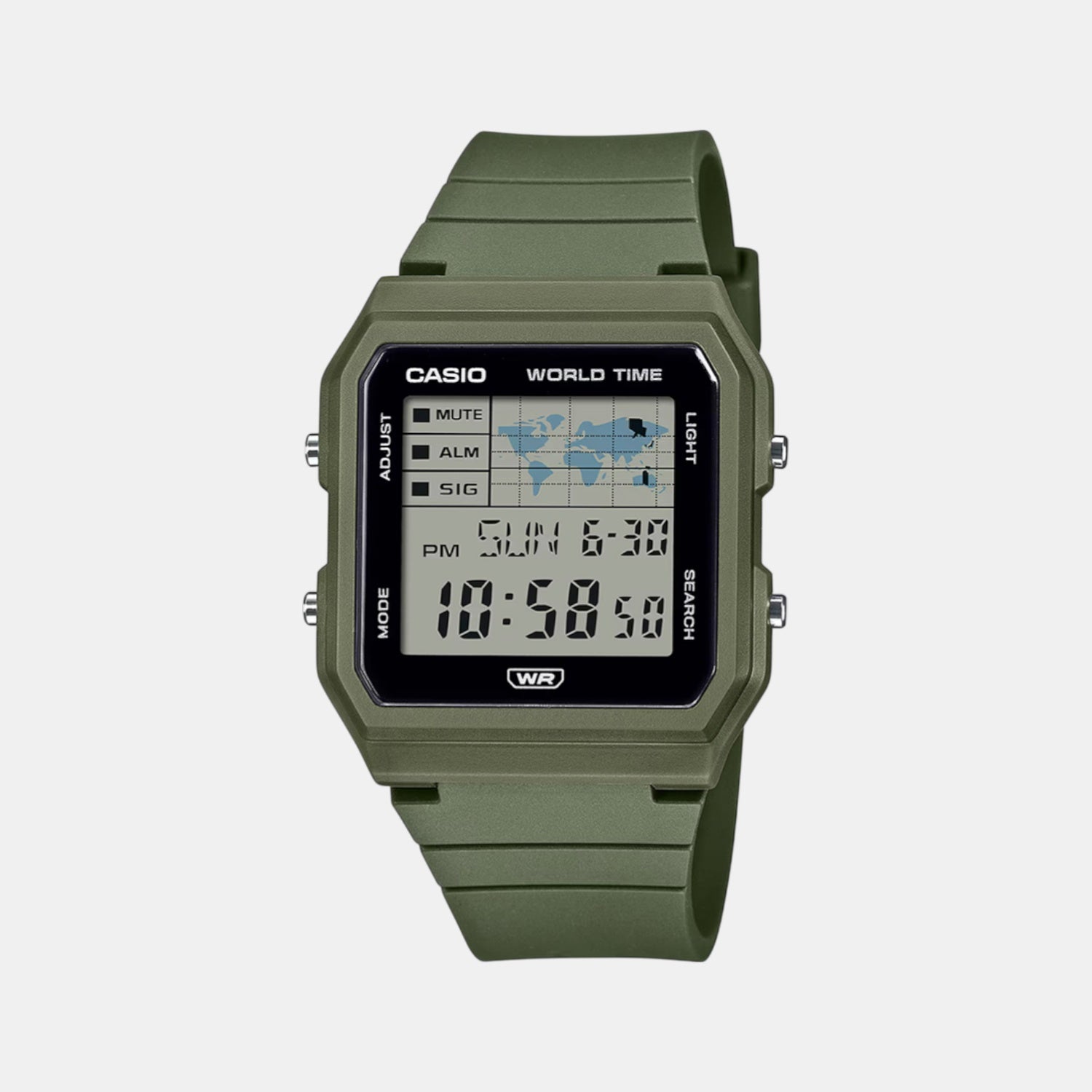 Youth Unisex Quartz Black Dial Digital Resin Watch D398