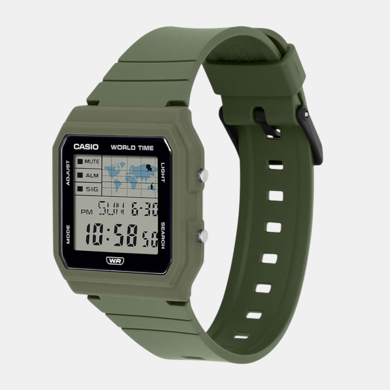 Youth Unisex Quartz Black Dial Digital Resin Watch D398