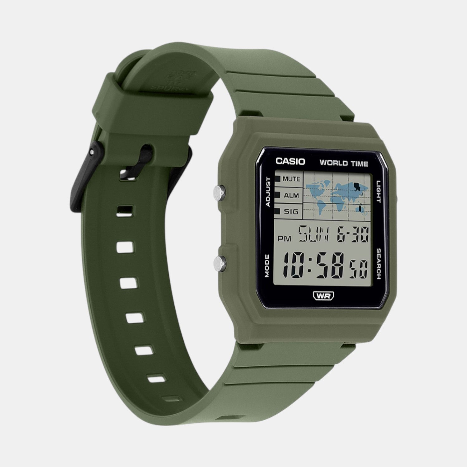 Youth Unisex Quartz Black Dial Digital Resin Watch D398