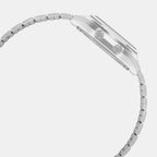 Vintage Women Quartz Grey Dial Digital Stainless Steel Watch D409 LA680WA-7DF