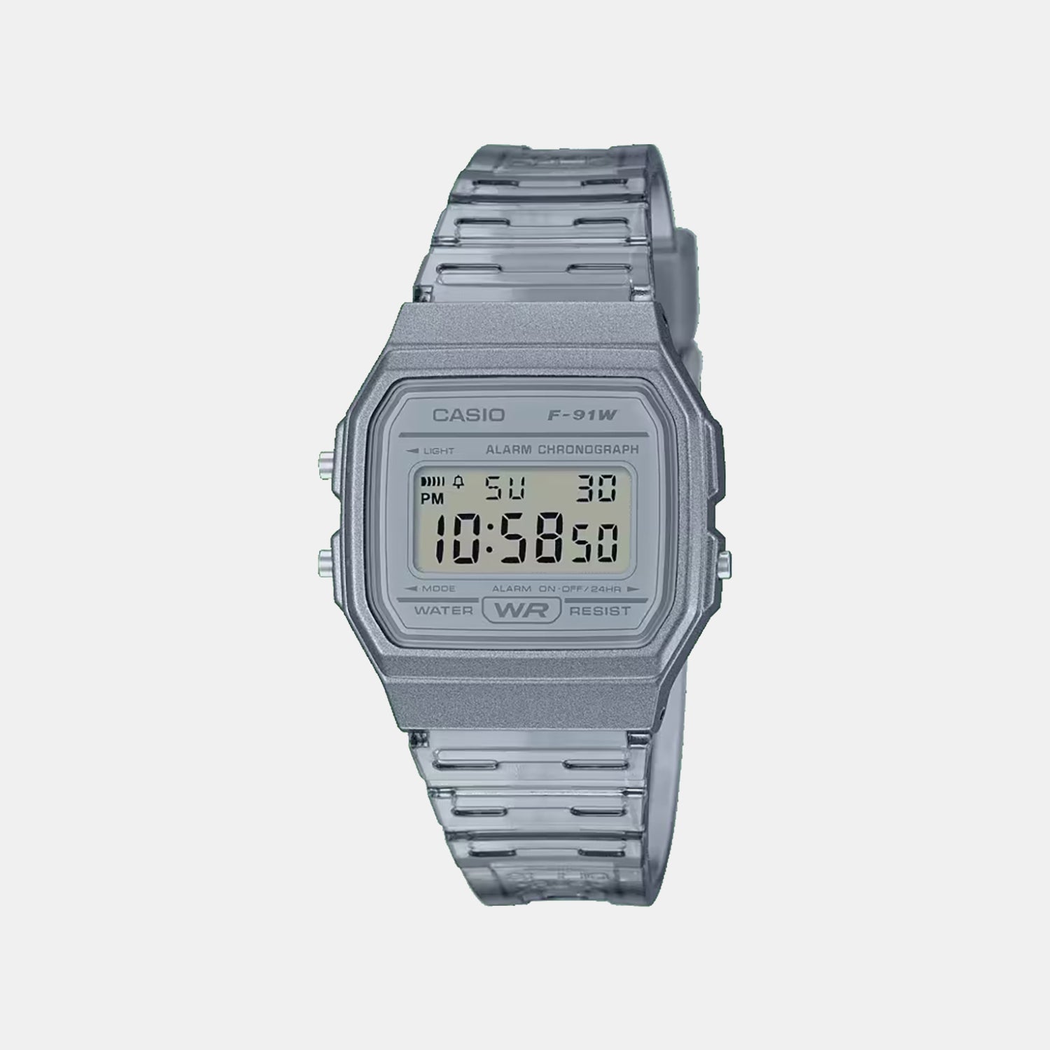 Women Quartz Blue Dial Digital Resin Watch D410