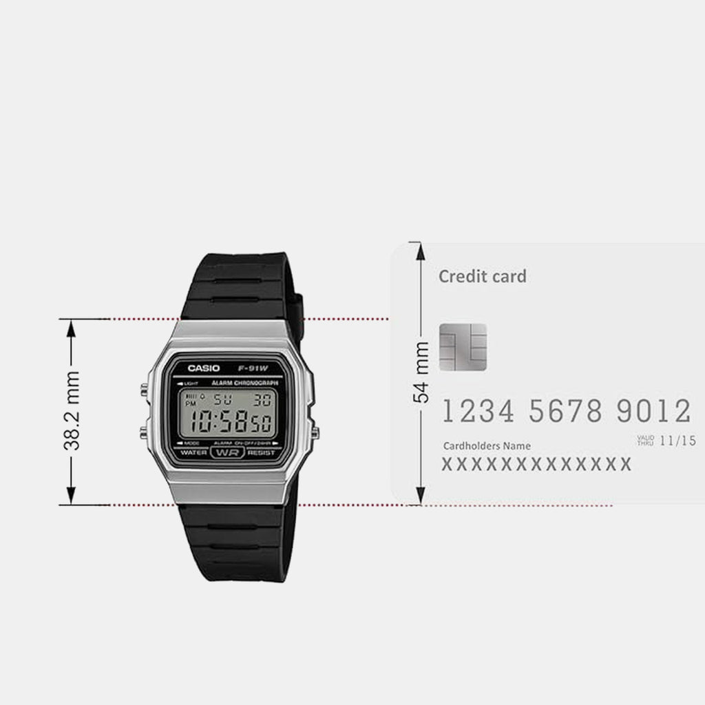 Unisex Quartz Clear Dial Digital Resin Watch D411