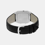 Vintage Unisex Quartz Black Dial Analog-Digital Leather Watch AQ-230EL-1A D416